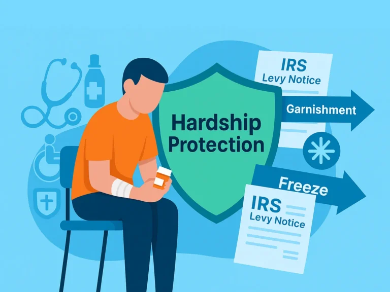 IRS Tax Relief for People on Disability or Facing Serious Medical Hardship