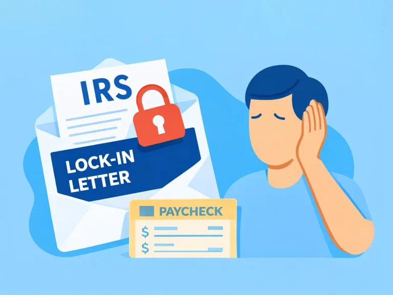 IRS Lock-In Letters How to Stop a Withholding Lock and Fix Your Paycheck