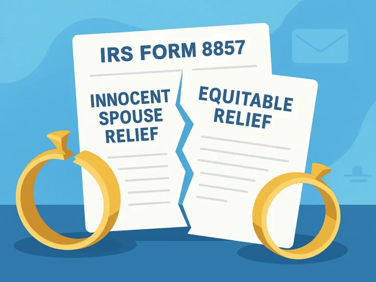 Innocent Spouse Relief vs Equitable Relief Eligibility, Examples, and How to Win Form 8857